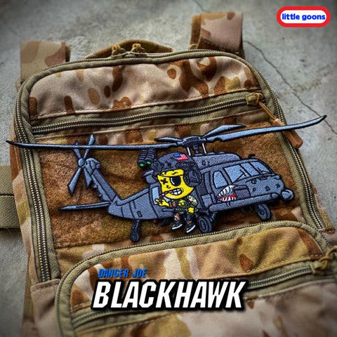 Little Goons™️ Danger Joe Blackhawk Helicopter Patch
