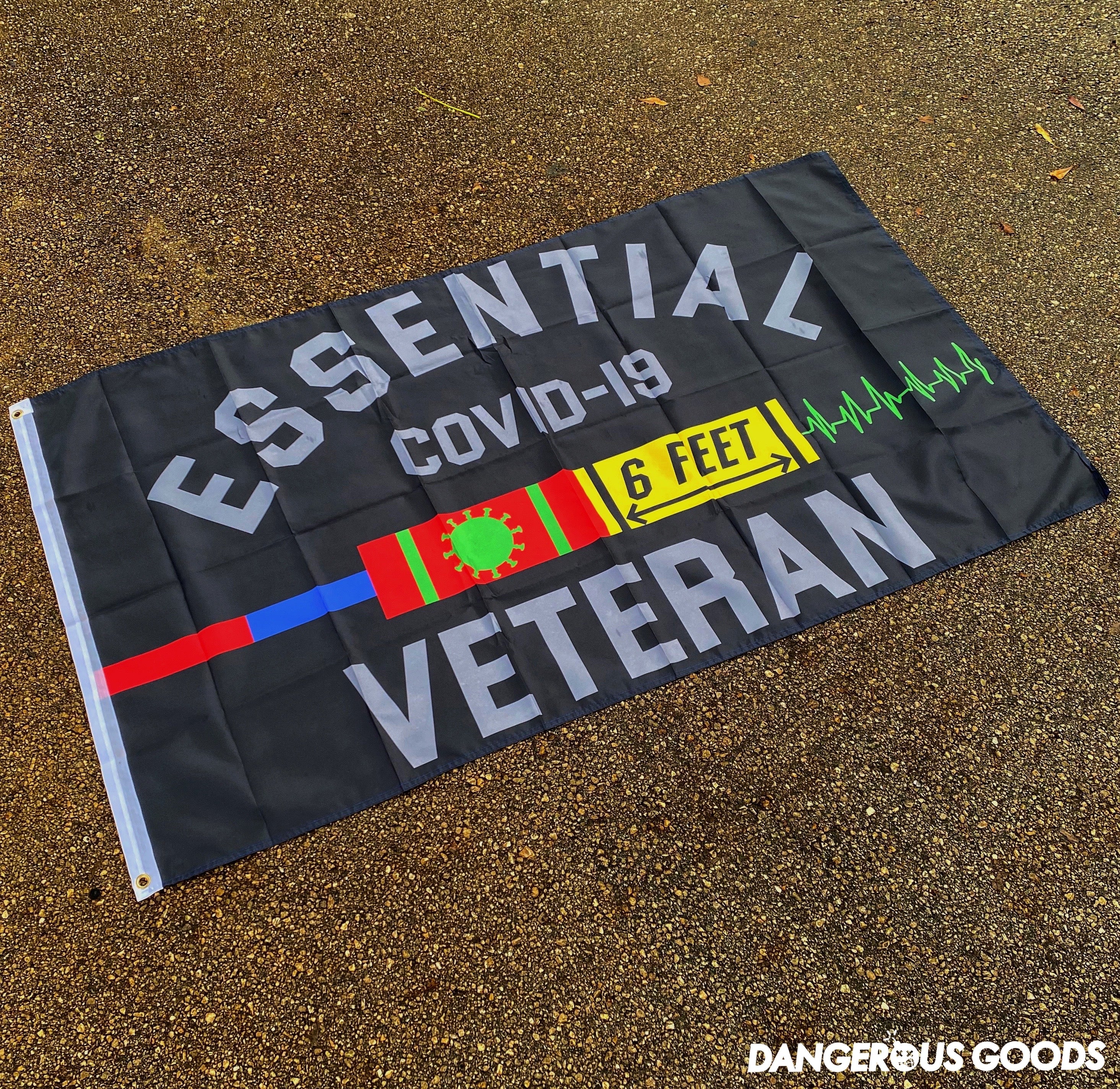 Dangerous Goods® ESSENTIAL VETERAN Flag - 3’ x 5’