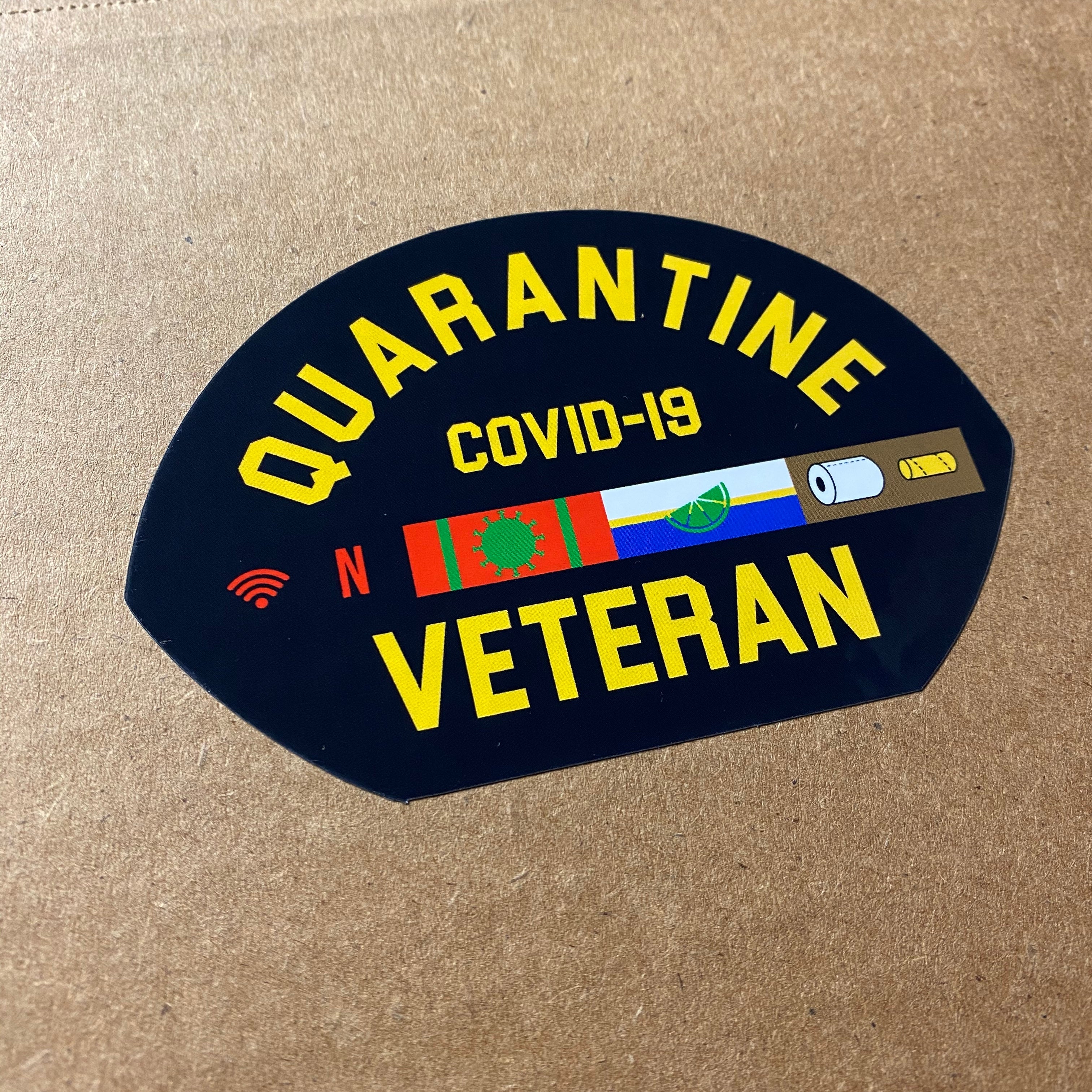Dangerous Goods® Quarantine Veteran Sticker