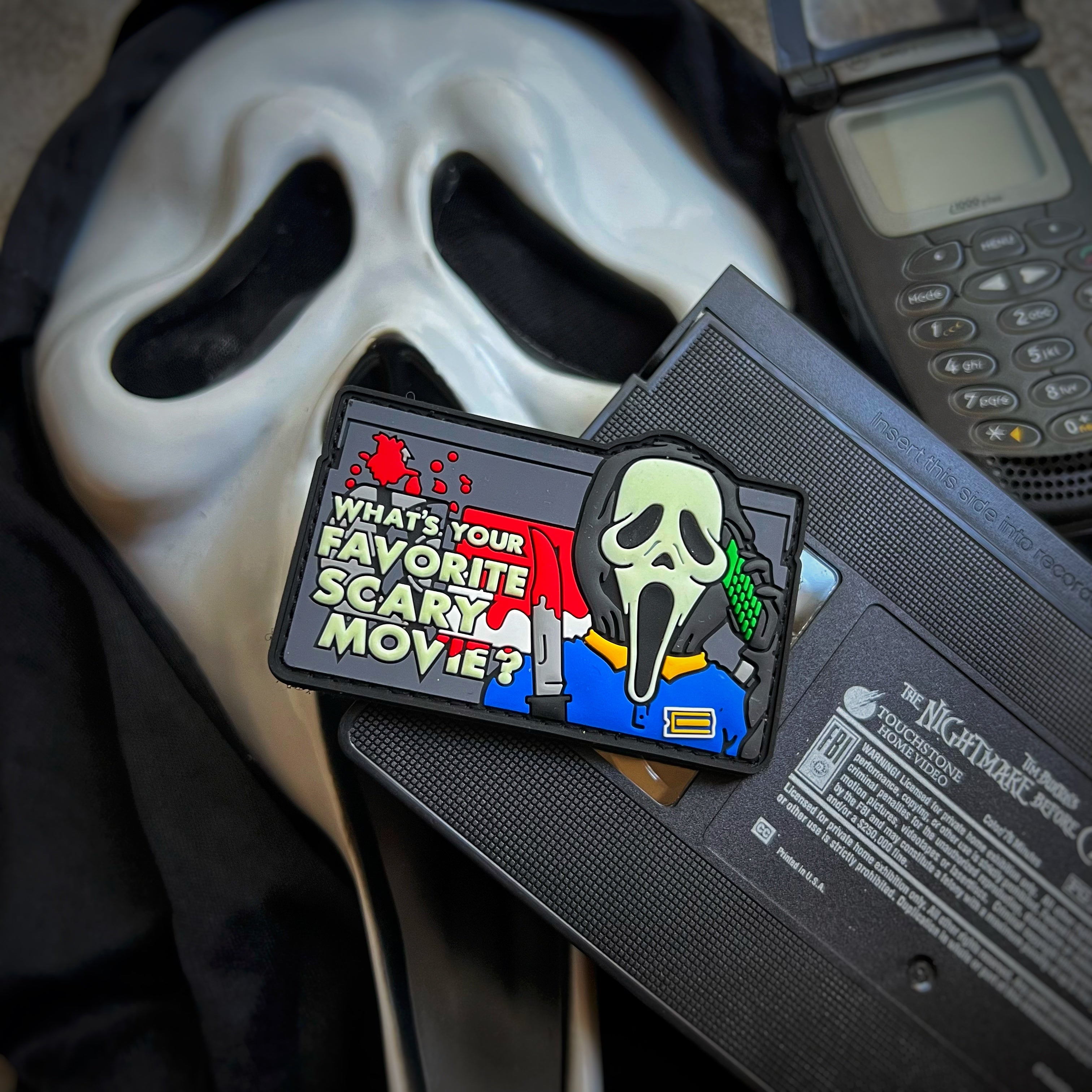 Dangerous Goods®️ “Favorite Scary Movies” VHS PVC Morale Patch
