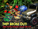 VAULT - Zero Fucks Duck Jurassic Duck T-REX Patch Series - 2 Options