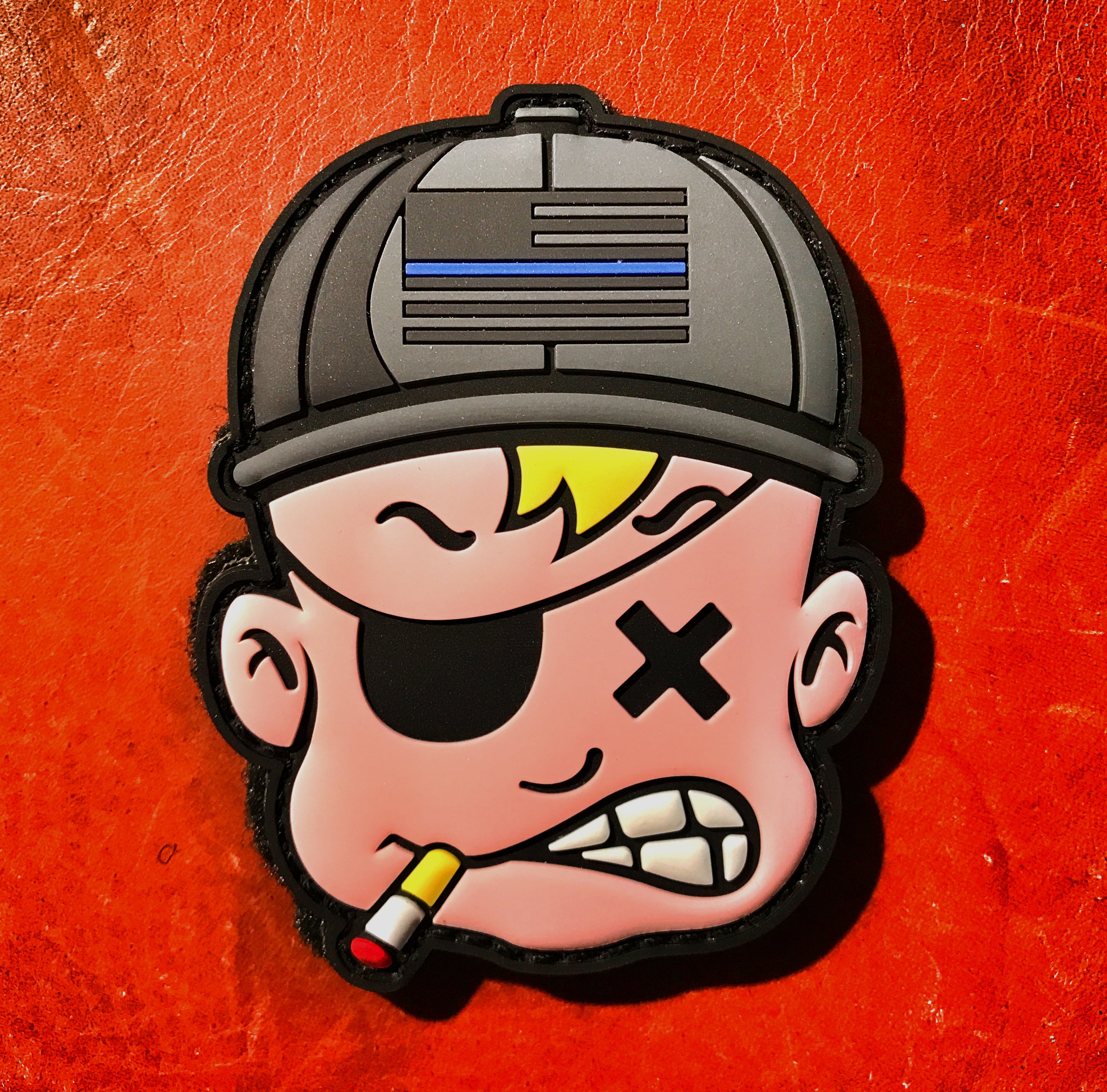 Dangerous Goods®️ Danger Joe Thin Blue Line PVC Morale Patch