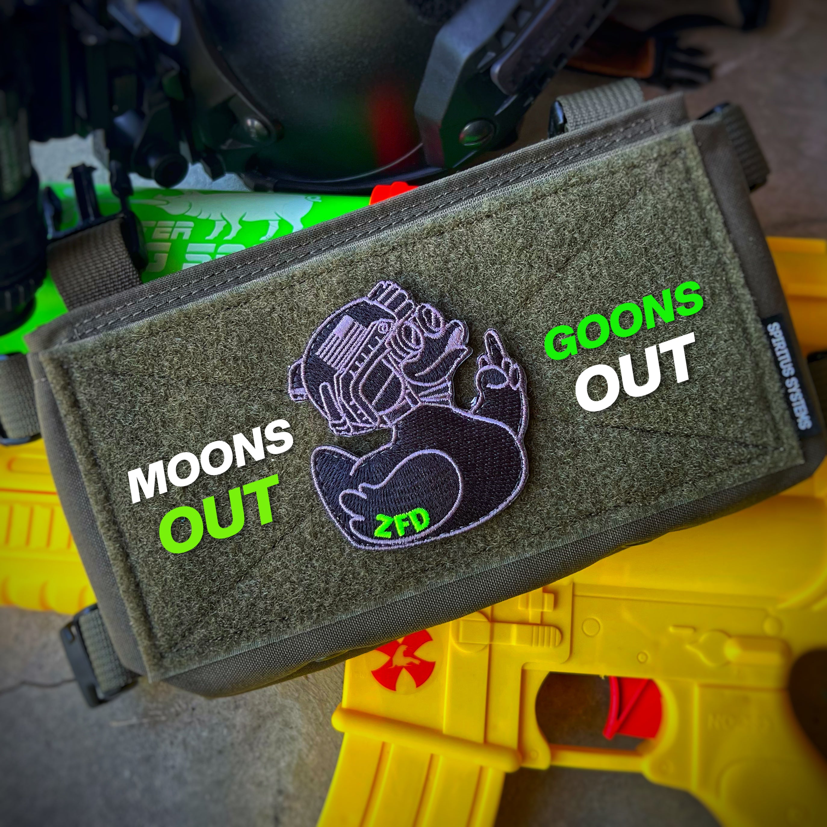 Zero Fucks Duck®️ Moons Out Goons Out Patch