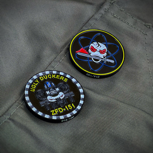 Zero Fucks Duck®️ ZFD-151 Ugly Duckers A-10 Warthog Challenge Coin