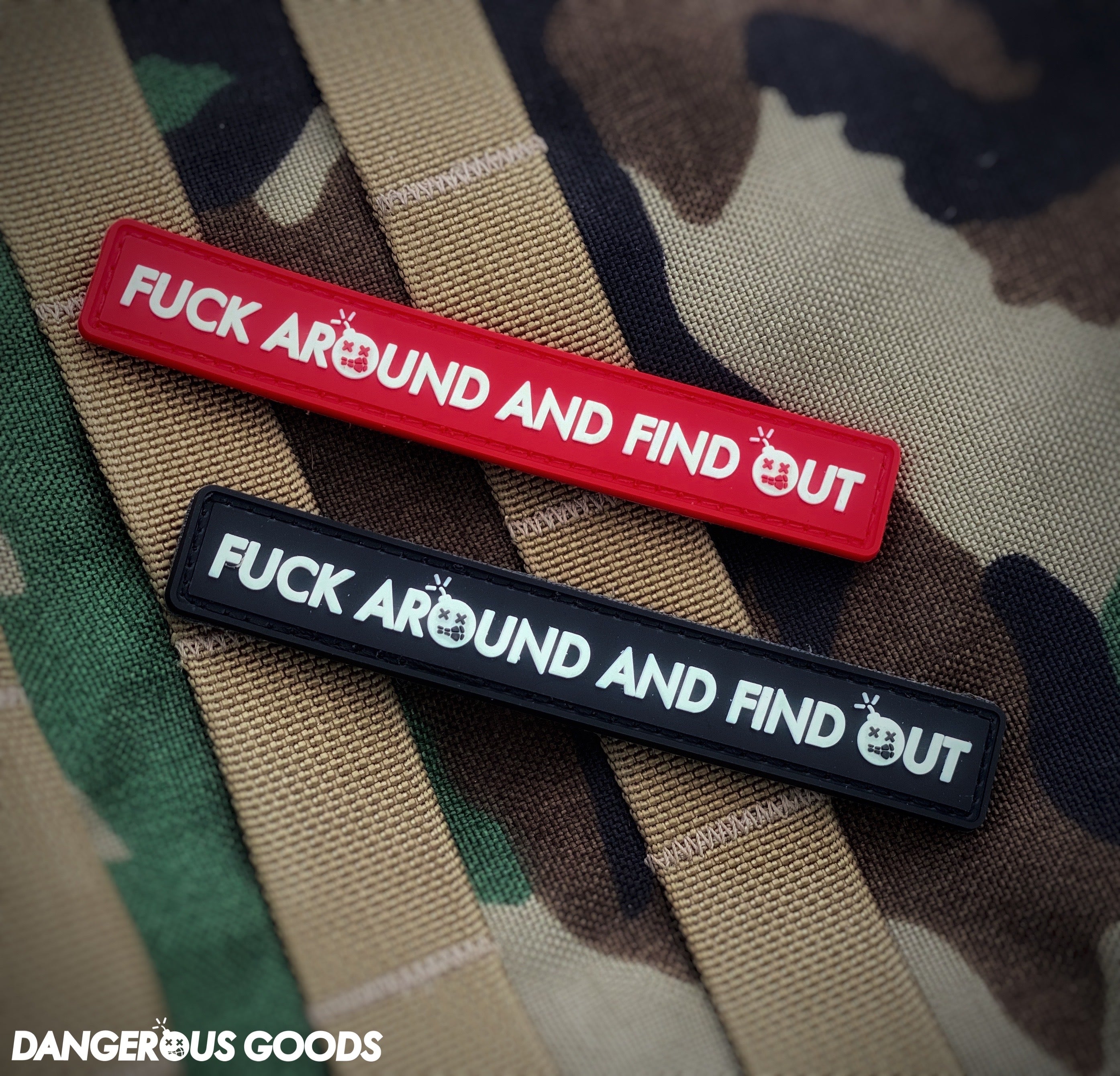Dangerous Goods® “Fuck Around and Find Out” PVC Morale Patch - 2 Colors
