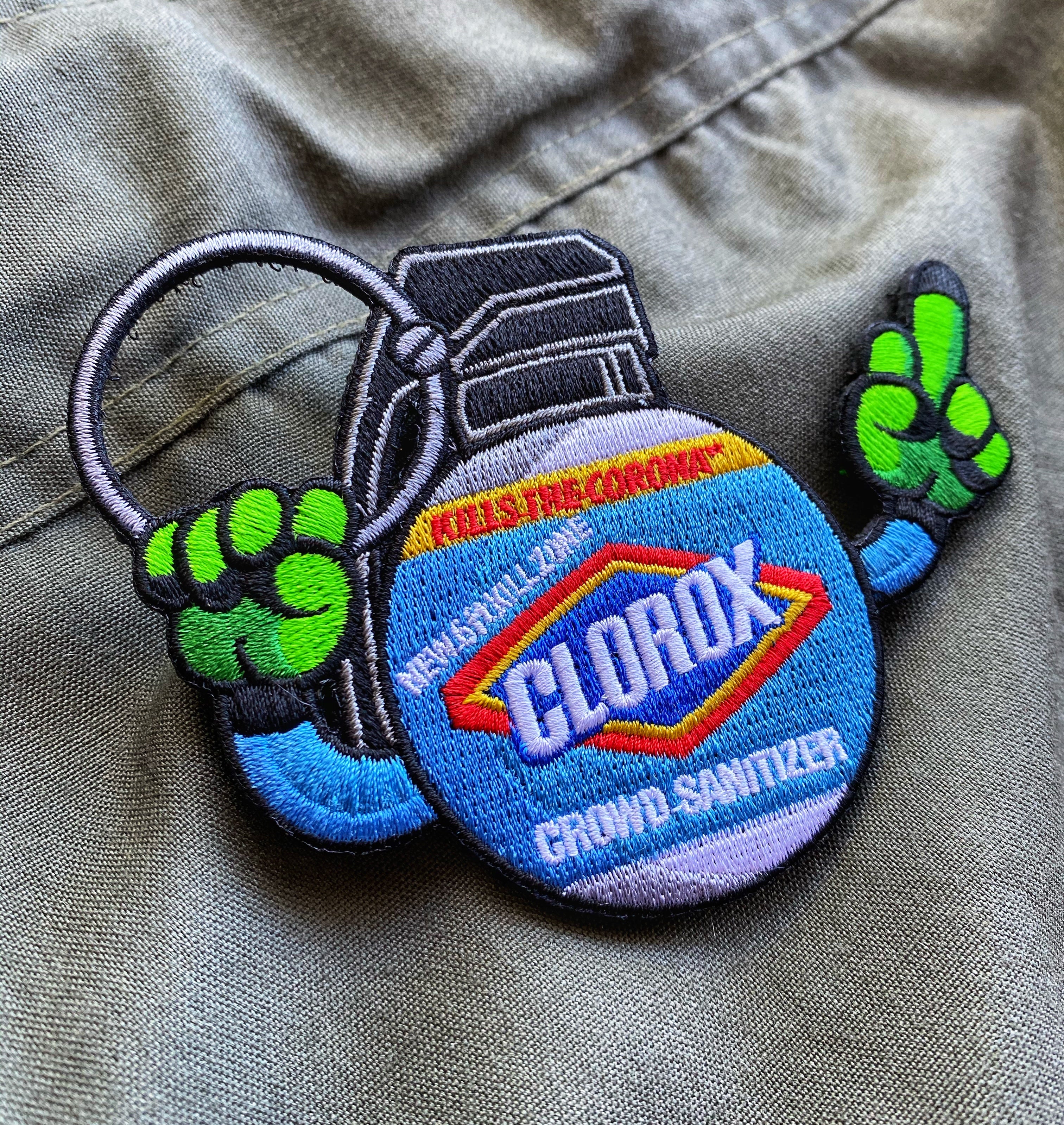 Dangerous Goods®️ FU Crowd Sanitizer Embroidered Morale Patch