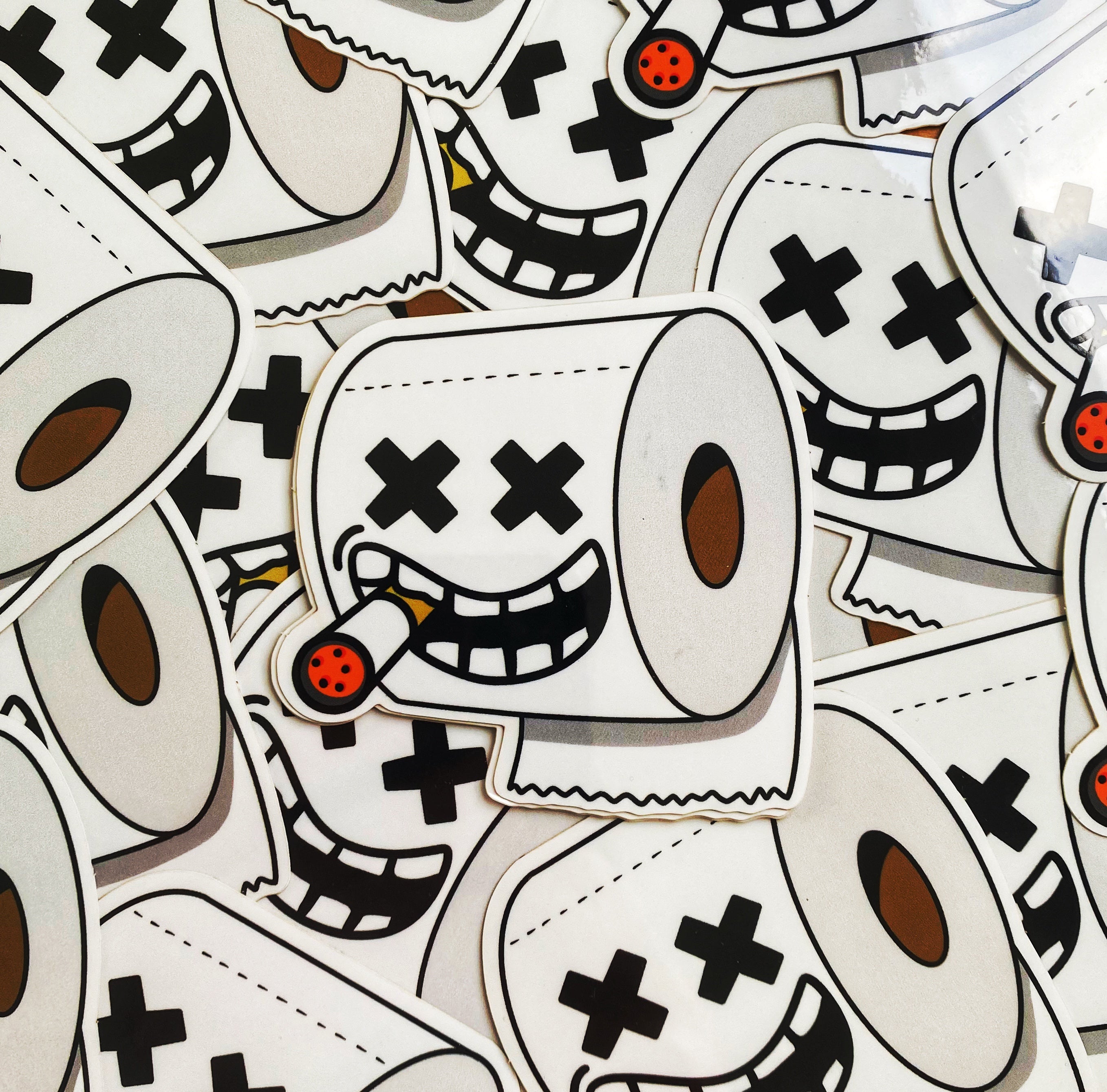 Dangerous Goods®️ Toilet Paper Full Roll Sticker