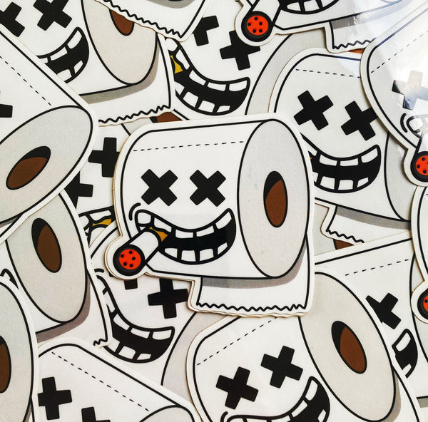Dangerous Goods®️ Toilet Paper Full Roll Sticker