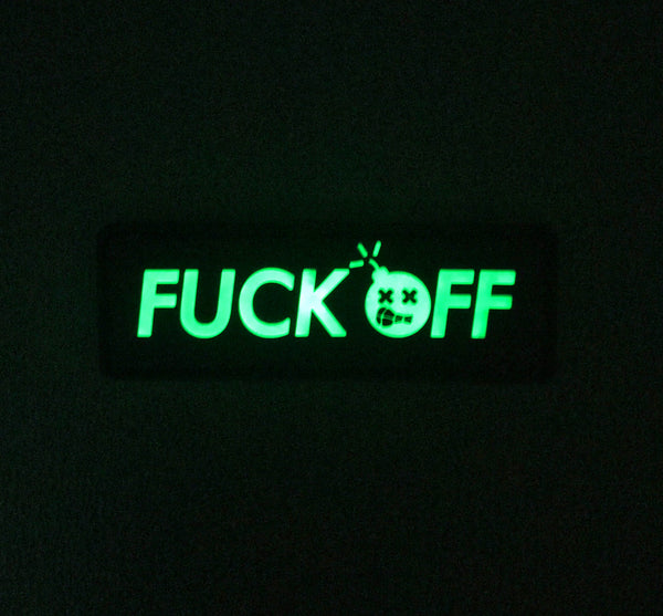 FAFO F**k Around and Find Out MORALE PATCH, GLOW DARK Hook Backing 3x2