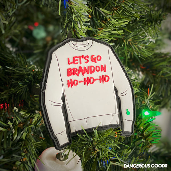 Dangerous Goods®️ Let’s Go Brandon Christmas Sweater Morale Patch