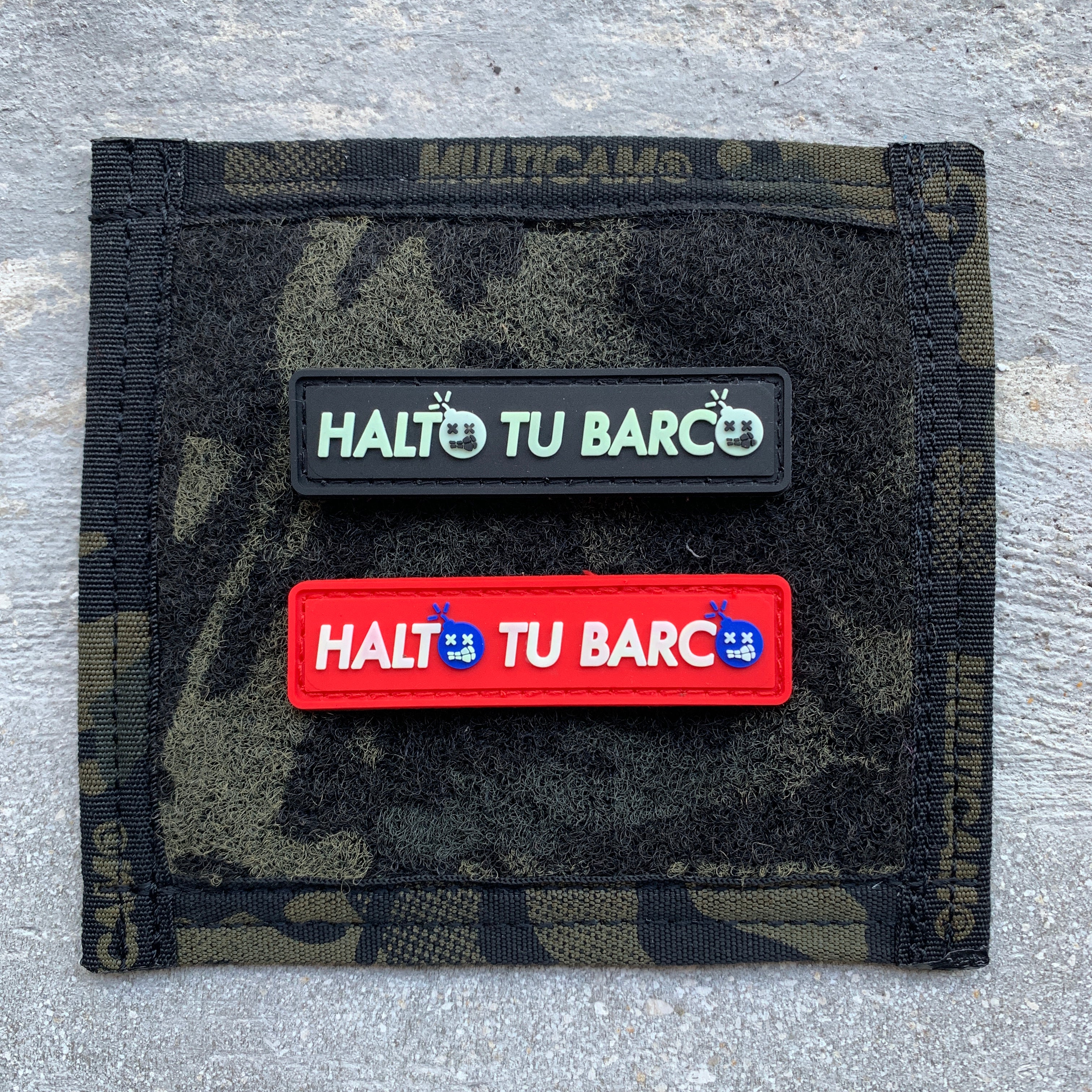 Dangerous Goods®️ “HALTO TU BARCO” Stop Your Boat PVC Morale Patch