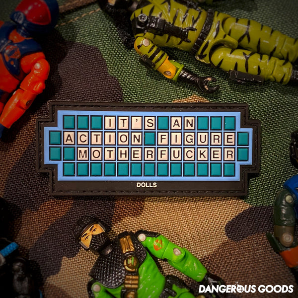 Dangerous Goods®️ “It’s An Action Figure MotherFucker” Puzzle PVC Morale Patch