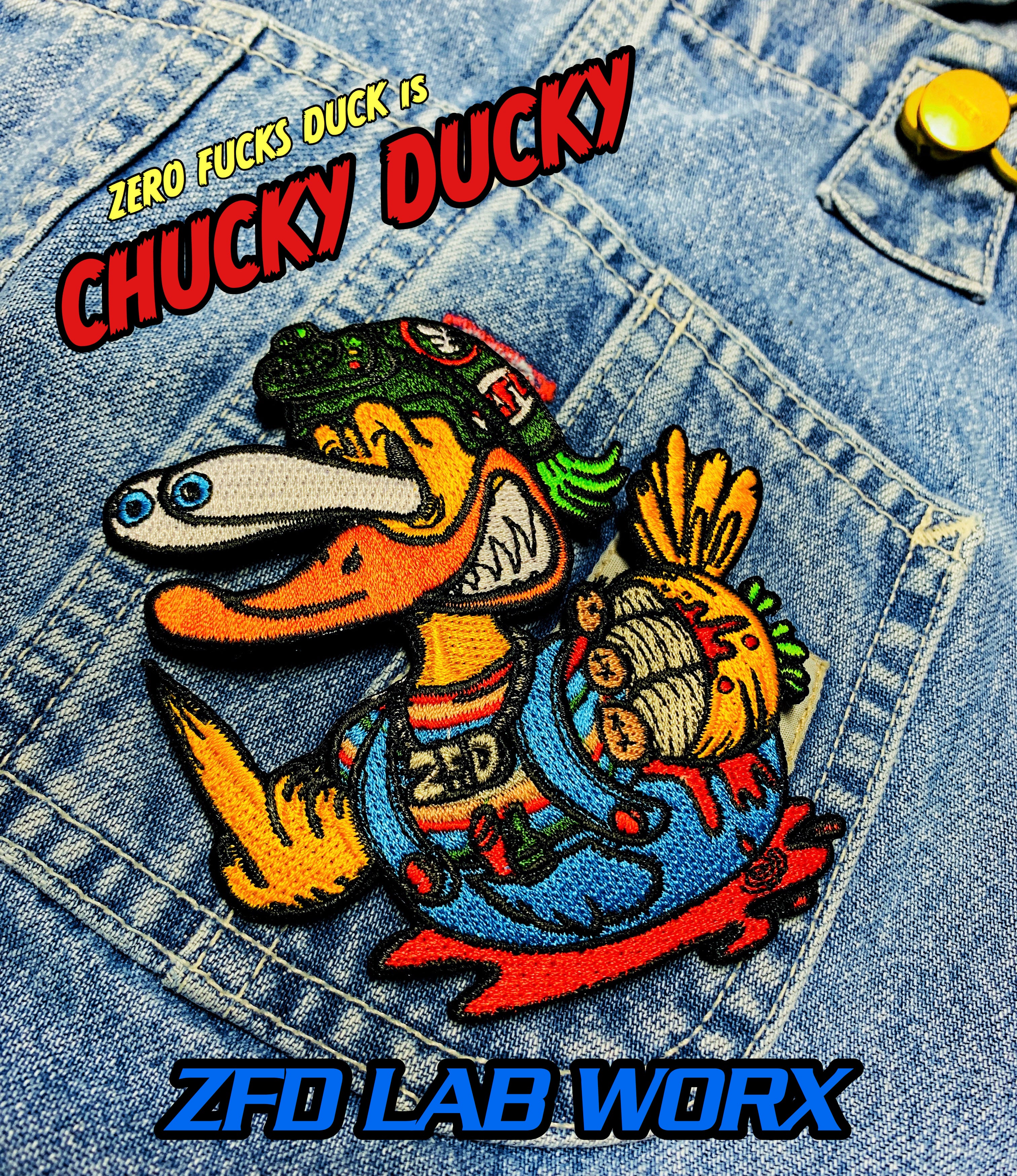 Zero Fucks Duck®️ ZFD Operator Duck Morale Patches