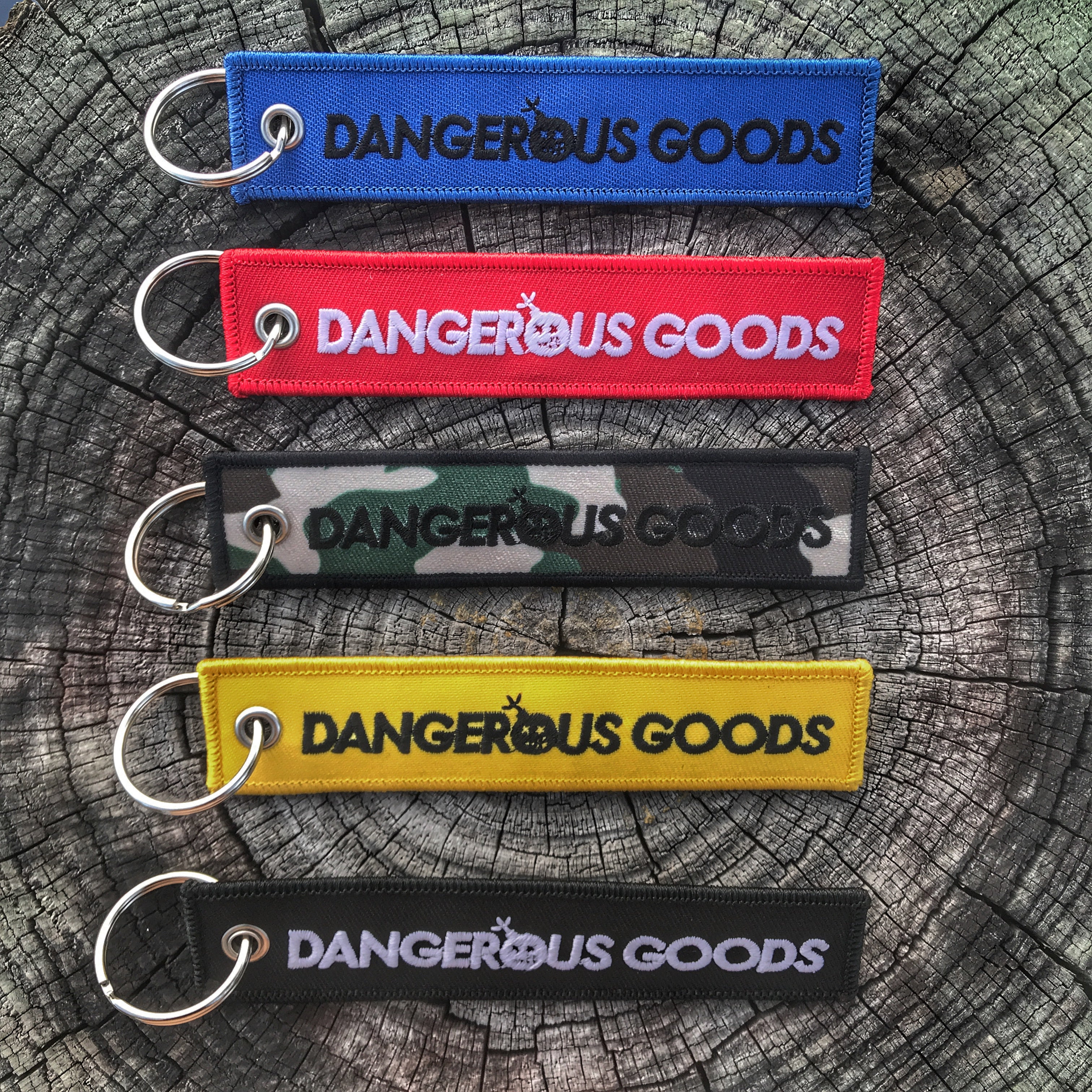 Dangerous Goods® EDC Keychain Flight Tags