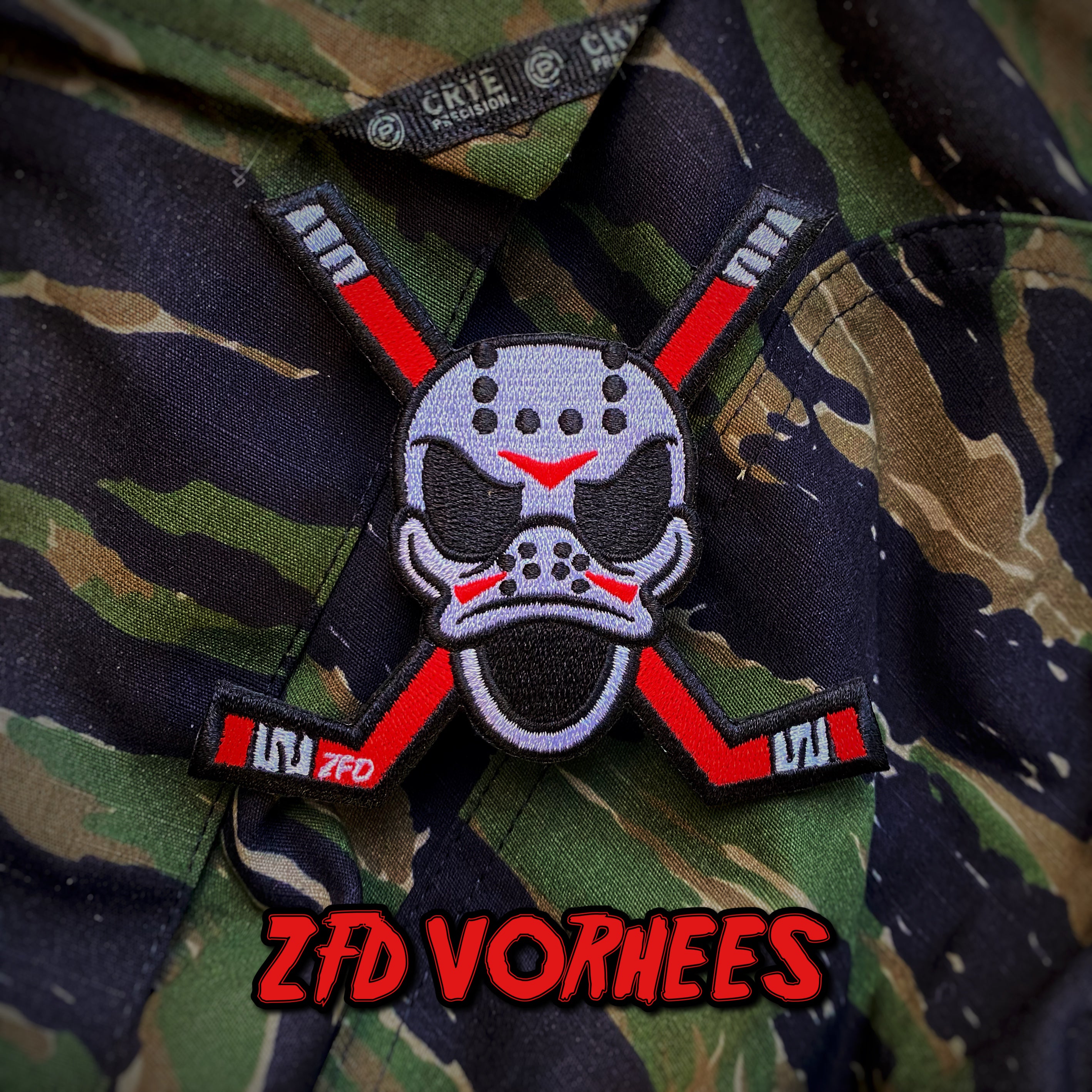 Zero Fucks Duck®️ Order of the Skull and Bones Vorhees Patch
