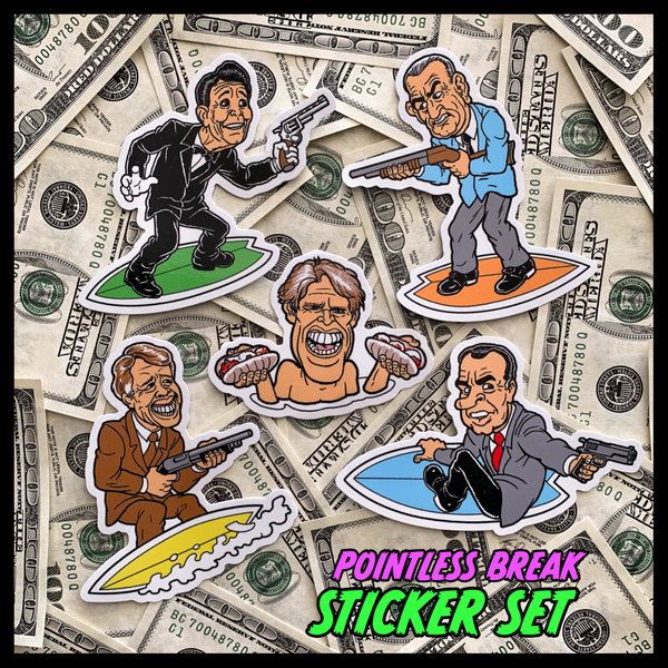Dangerous Goods®️ x Steve Nazar ‘POINTLESS BREAK’ Sticker Set