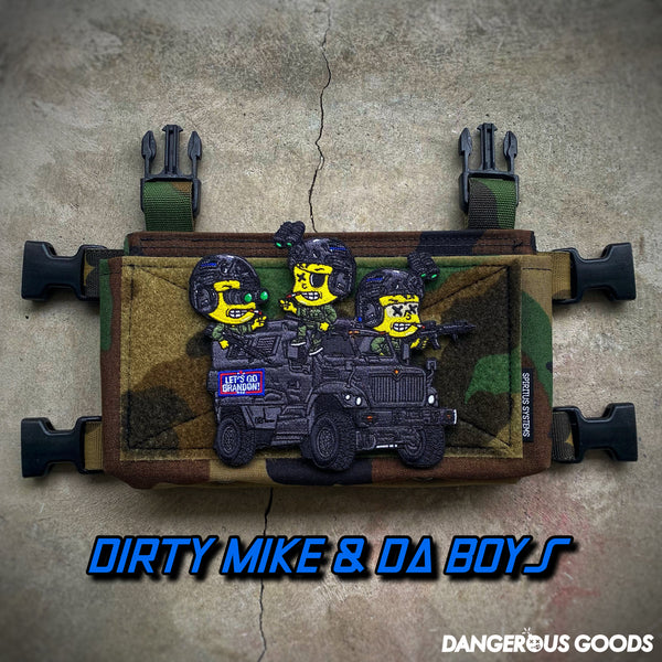 🔥 NEW 🔥 Dangerous Goods®️ Dirty Mike & Da Boys “Let’s Go Brandon” MRAP Patch - SWAT