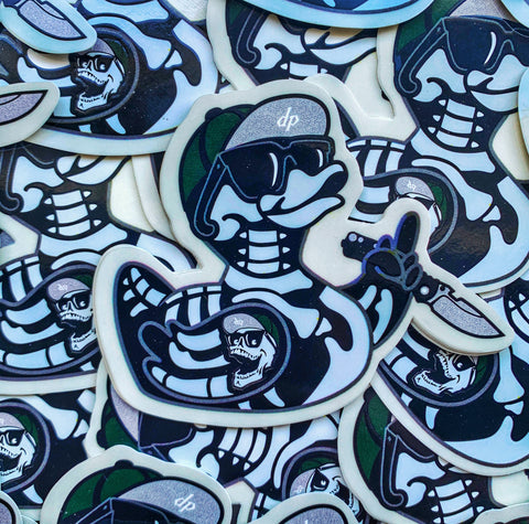 Zero Fucks Duck® x DPX Gear™ Collab Duck Sticker