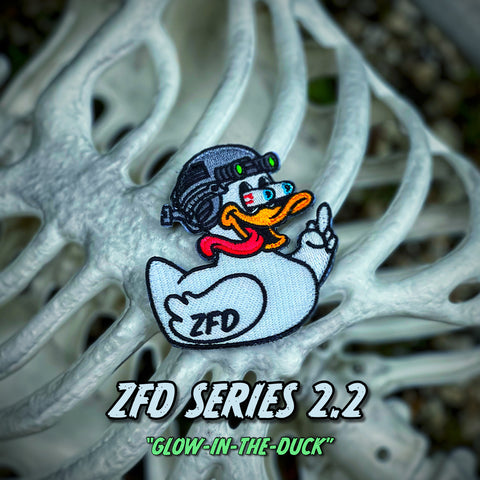 ZFD®️ Duck Fink Ghost White Glow in the Dark Patch