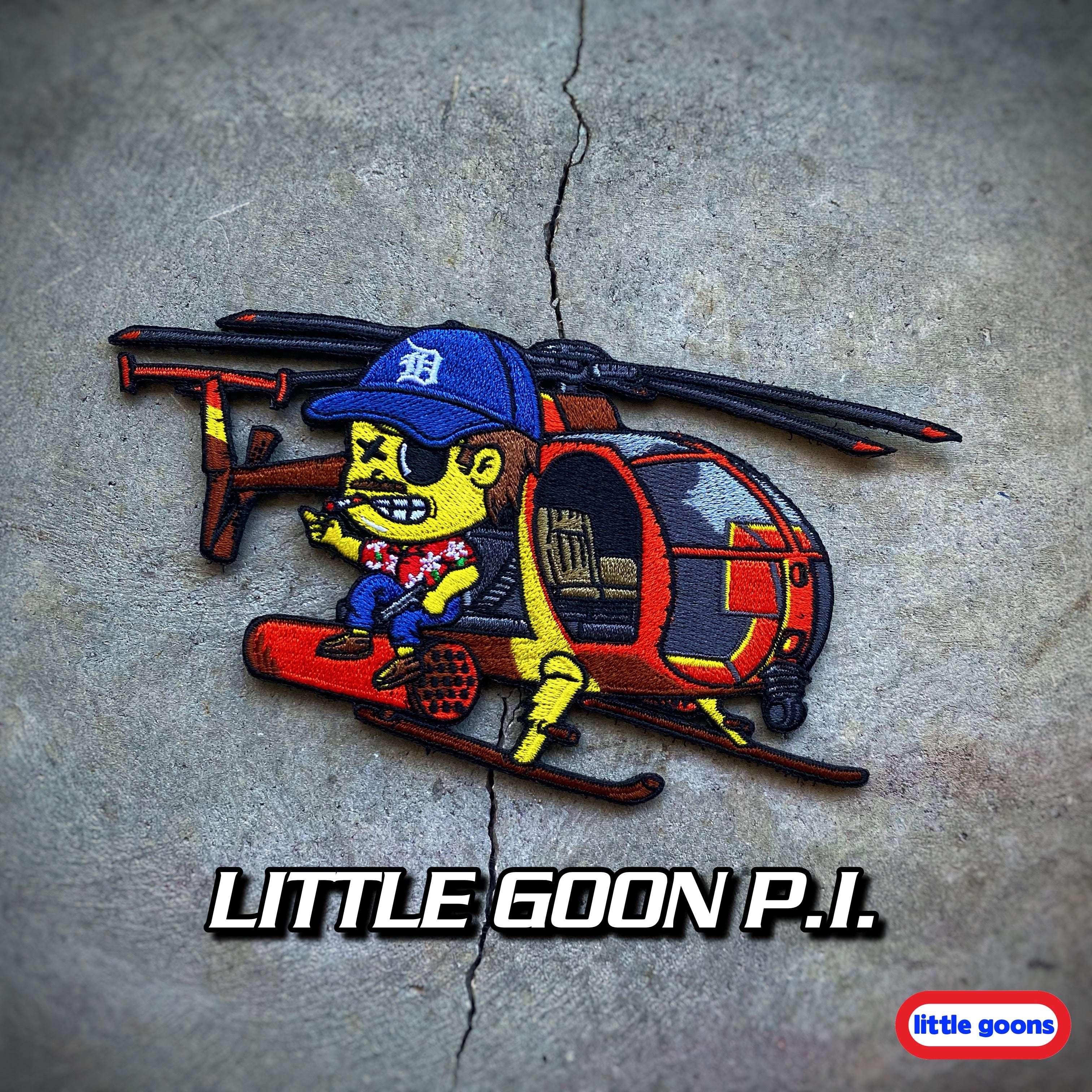 Little Goons™️ Magnum AH-6 Little Bird Helicopter Patch
