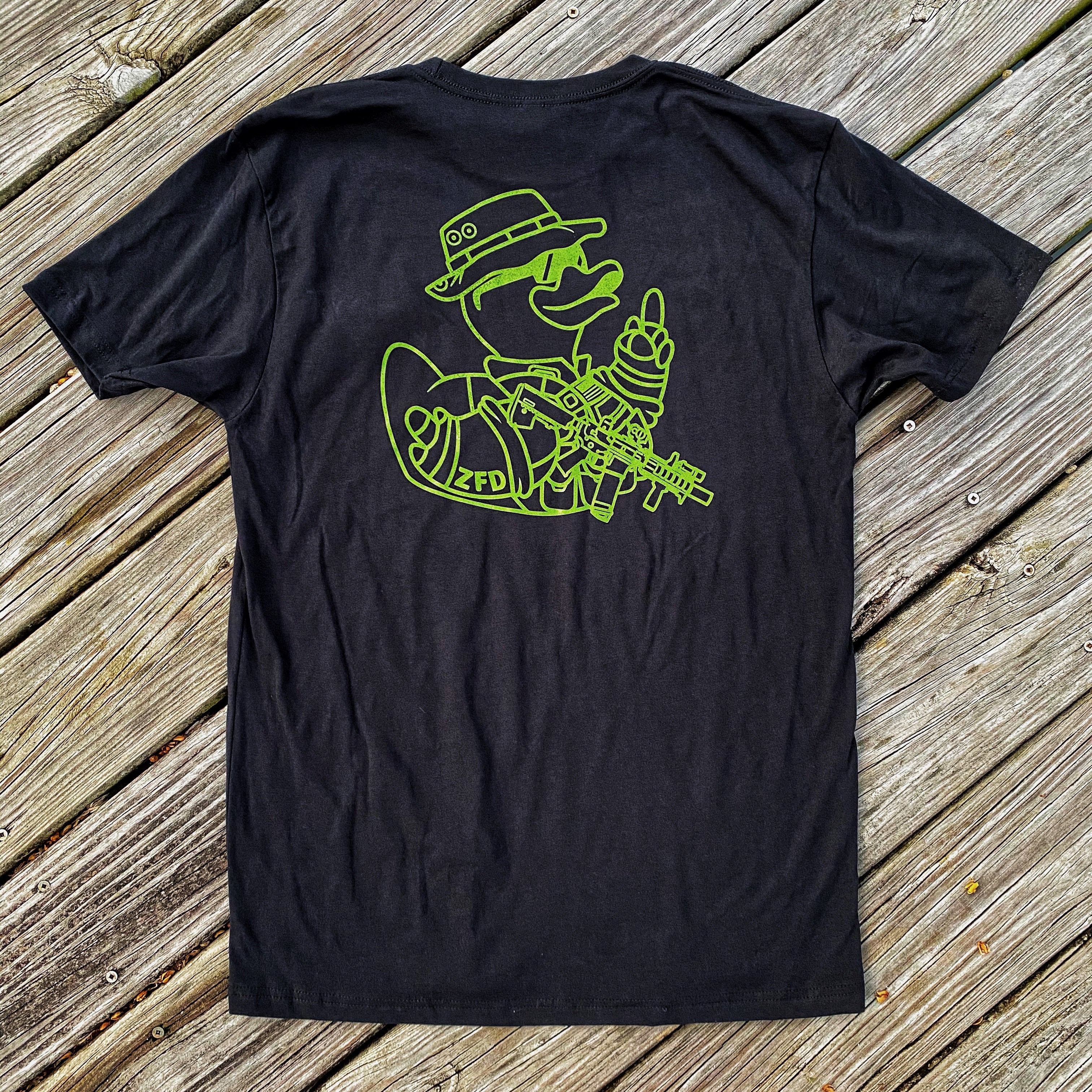 Zero Fucks Duck® ZFD Ranger Boonie Duck T-Shirt