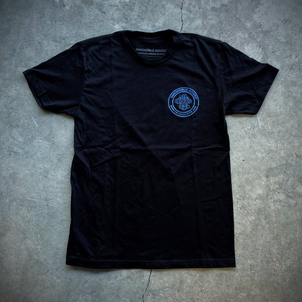 Dangerous Goods® GOONie Goggles Mascot T-Shirt - Blue