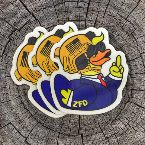 Zero Fucks Duck® Trump Duck Sticker