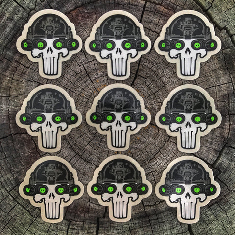 Skullcrushers Lights Out NVG Sticker