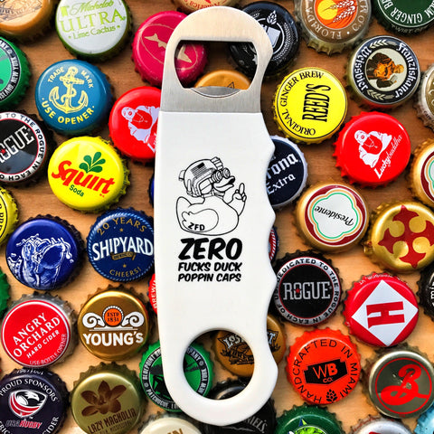 Zero Fucks Duck® Pistol Grip Bottle Opener - 2 Colors