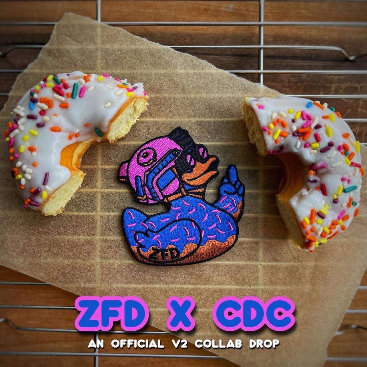 ZFD®️ x Crispy Donut Community Collab Duck Patch - V2