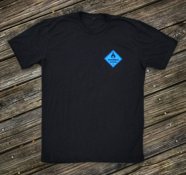 Dangerous Goods® Placard Classic T-Shirt - Dangerous Blue