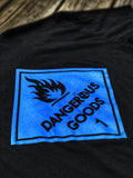 Dangerous Goods® Placard Classic T-Shirt - Dangerous Blue