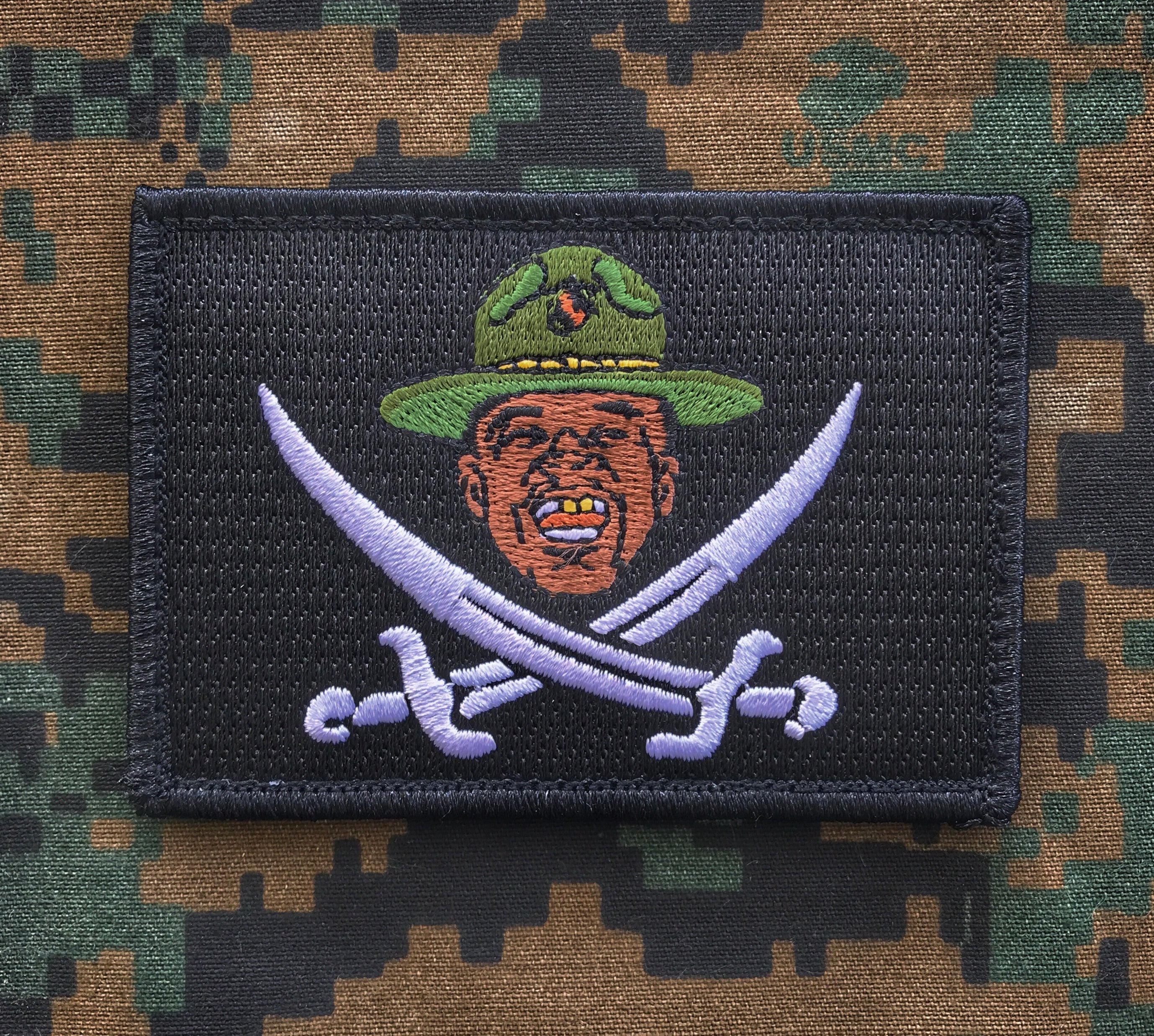 Major Payne Calico Pirate Flag Morale Patch