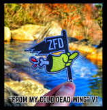 Zero Fucks Duck® "ZFD" Cold Dead Wing Morale Patch Series