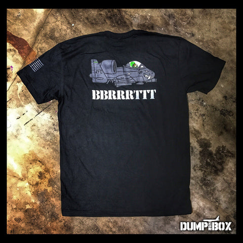 Zero Fucks Duck BBRRRTTT A10 Warthog T-Shirt