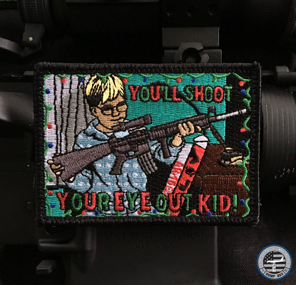 “You’ll Shoot Your Eye Out Kid” Christmas Morale Patch